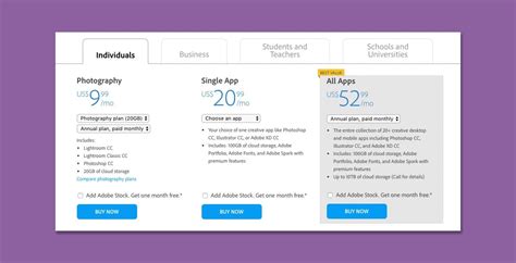 Adobe Photoshop pricing & membership plans .